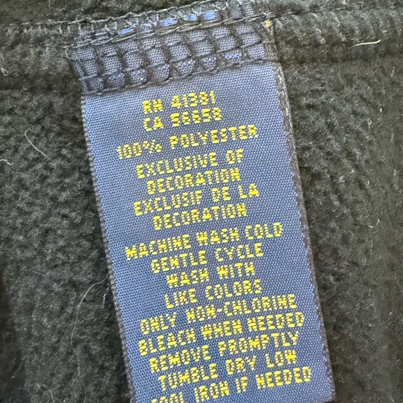 Polo golf Ralph Lauren Black Fleece Jacket - Picture 4 of 5